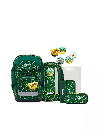 ERGOBAG | Ensemble de cartables 6 pièces PACK - Sternzauberbär | dunkelgrün